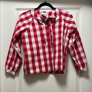 [3/$8] CPC Red and White Checkered Top